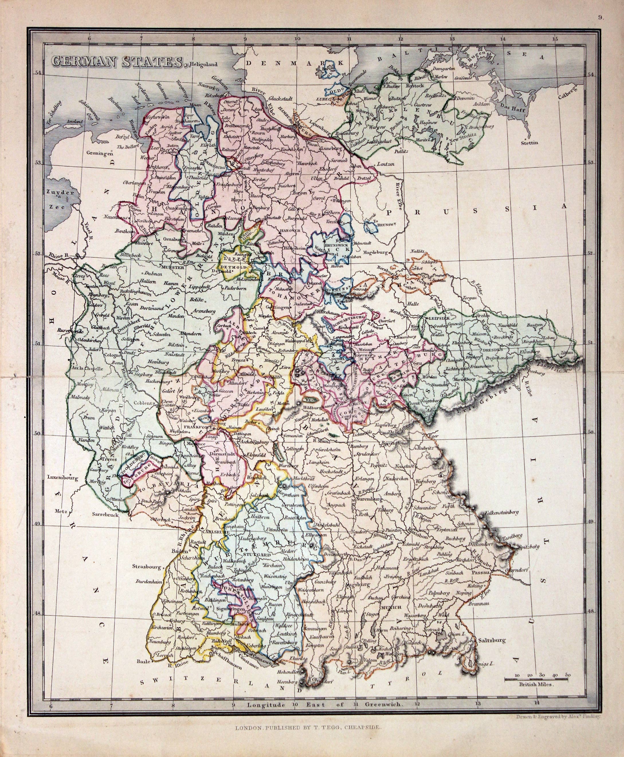 Antique Maps Of Germany