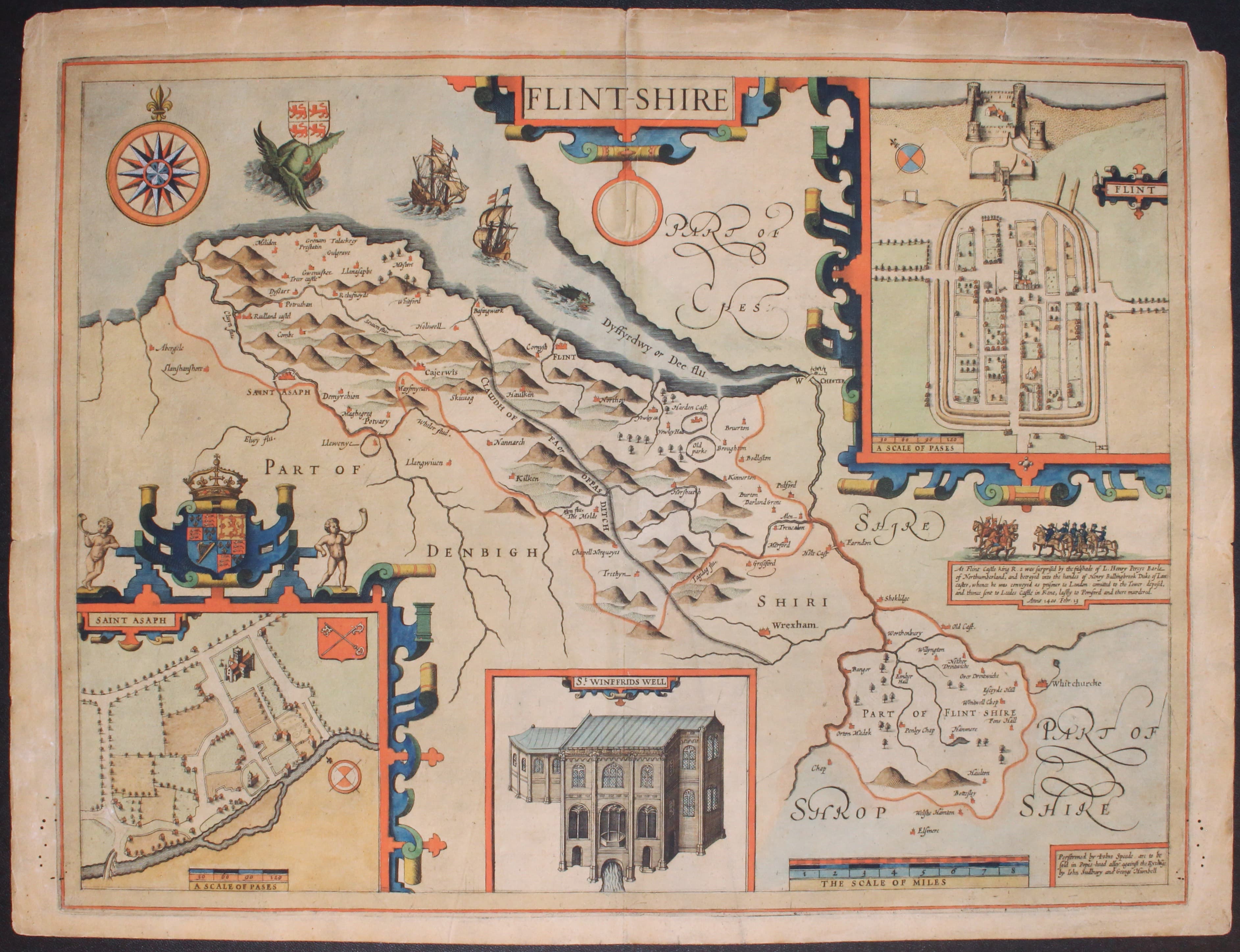 The maps of the famous English cartographer John Speed born in Fardon ...