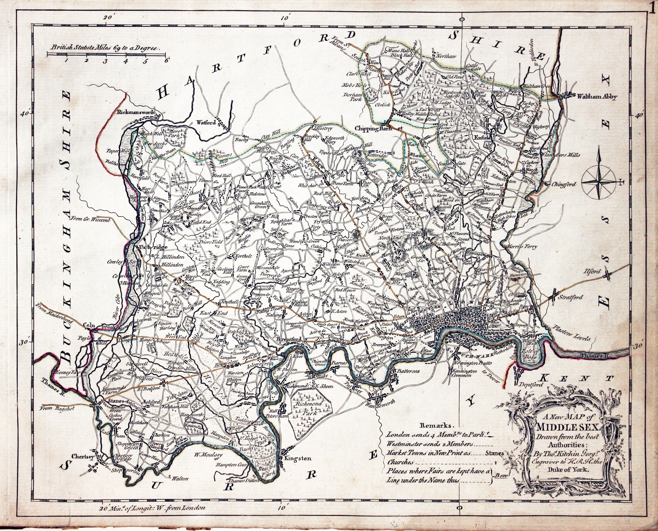 Maps by the English Cartographer Thomas Kitchin