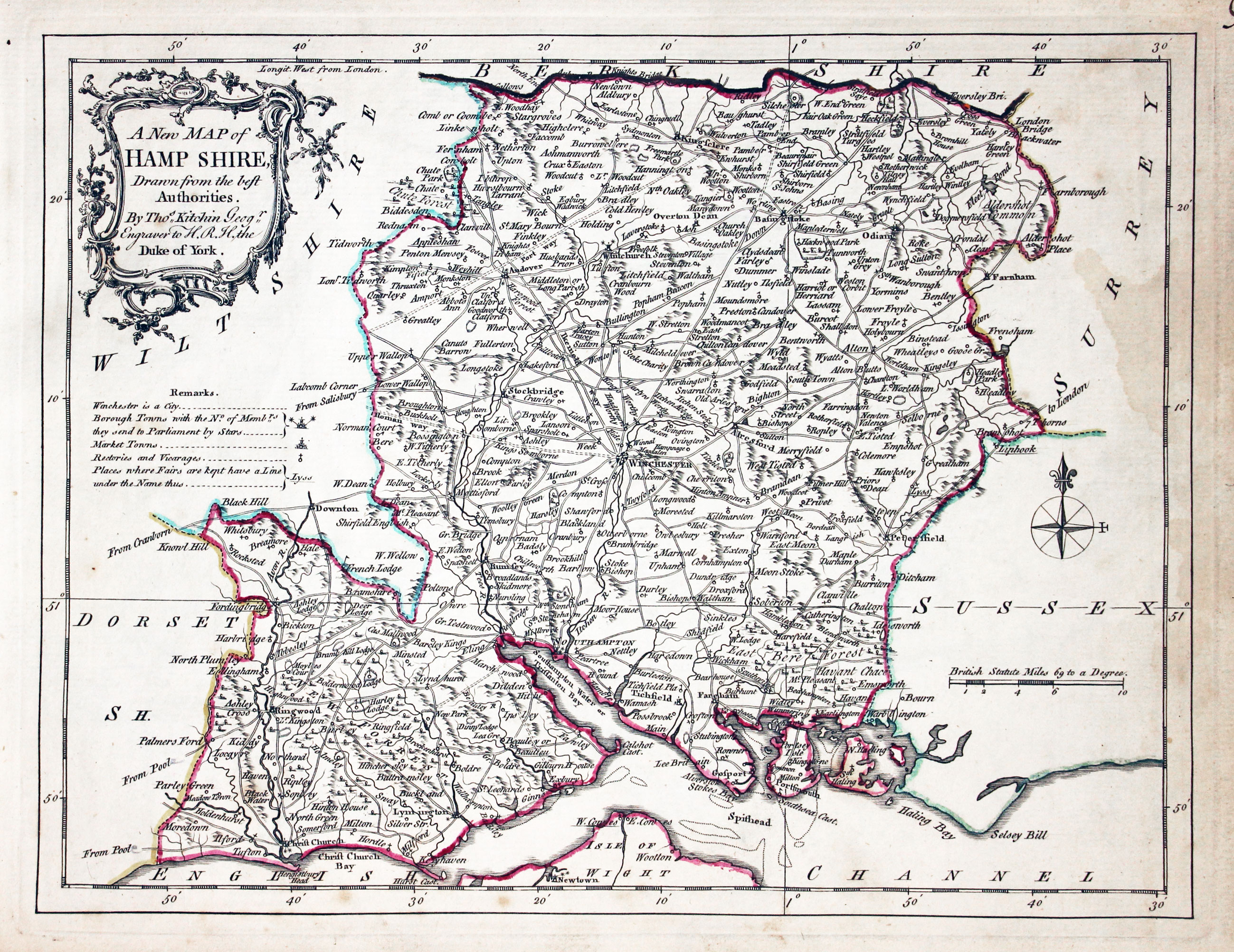 Maps by the English Cartographer Thomas Kitchin