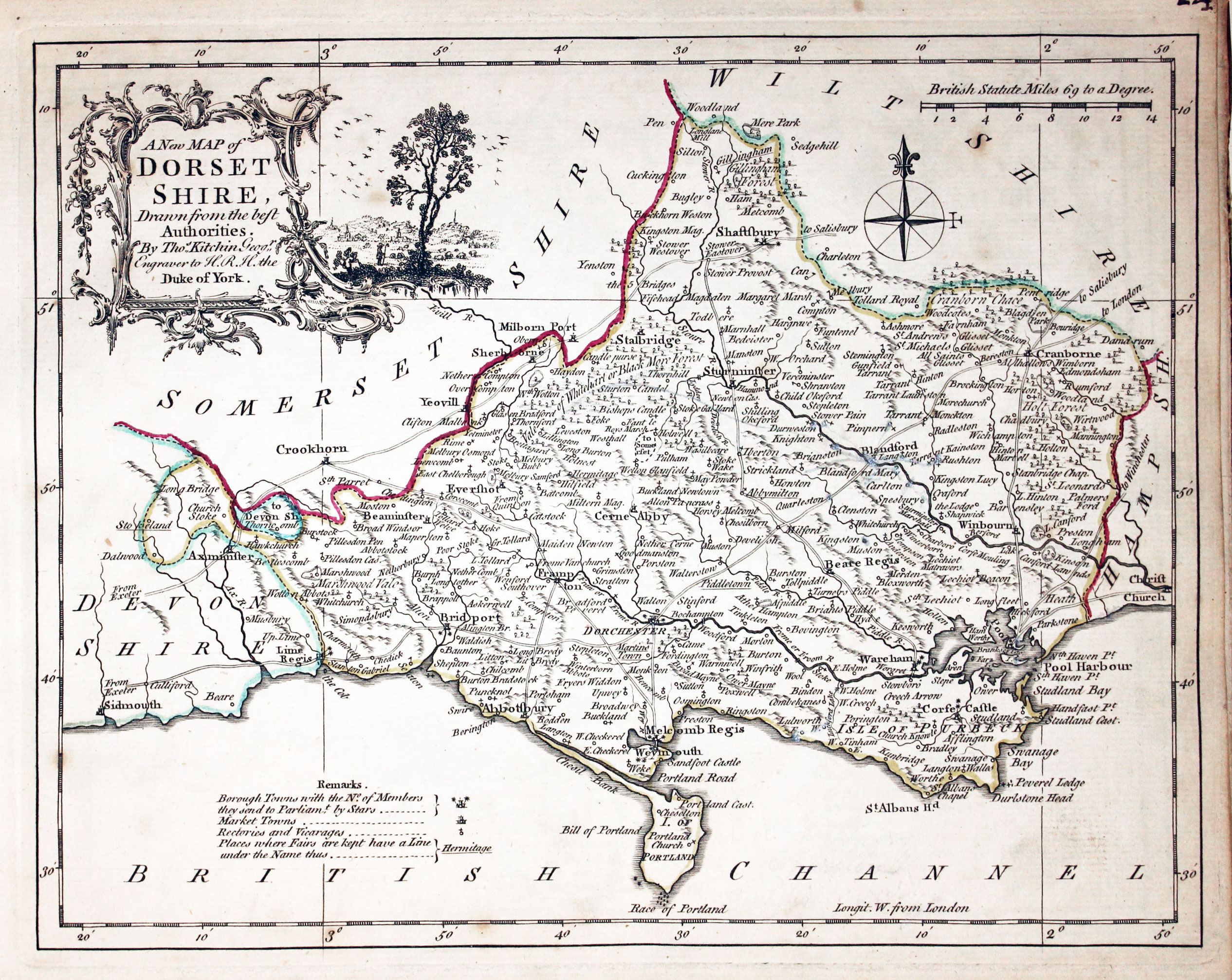 Maps by the English Cartographer Thomas Kitchin