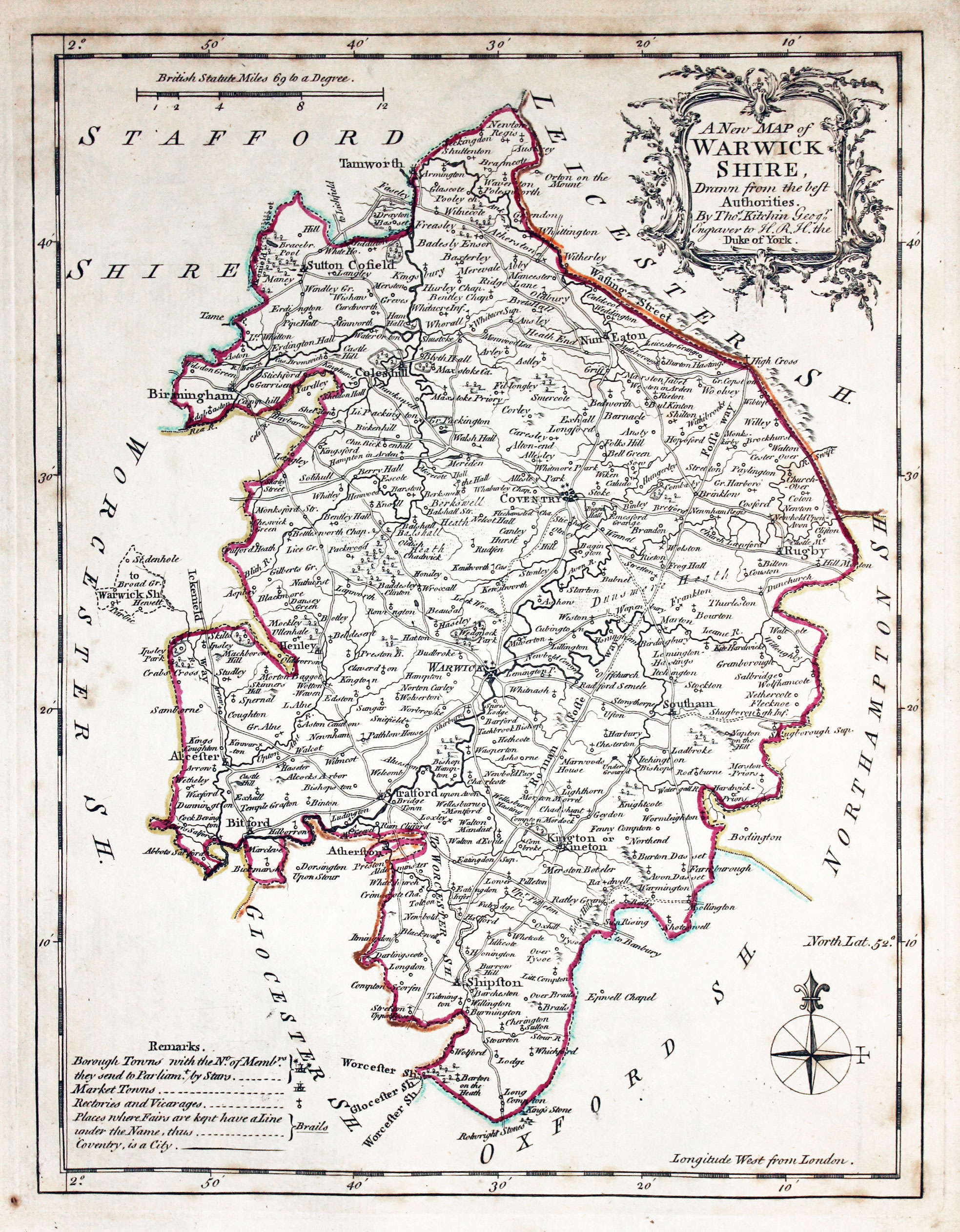 Maps by the English Cartographer Thomas Kitchin