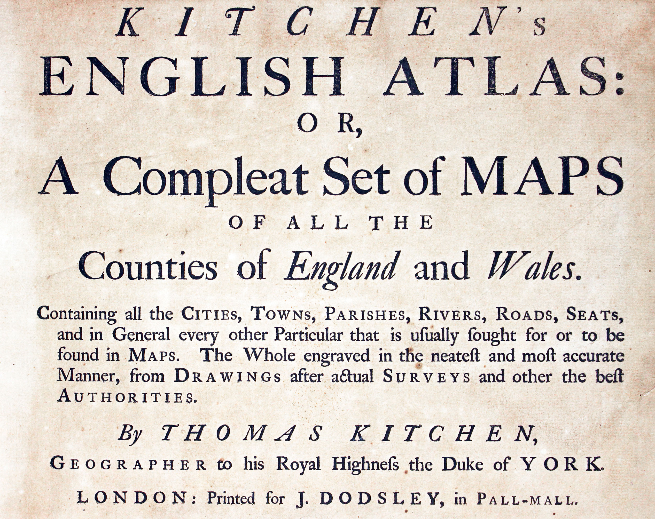 Maps By The English Cartographer Thomas Kitchin