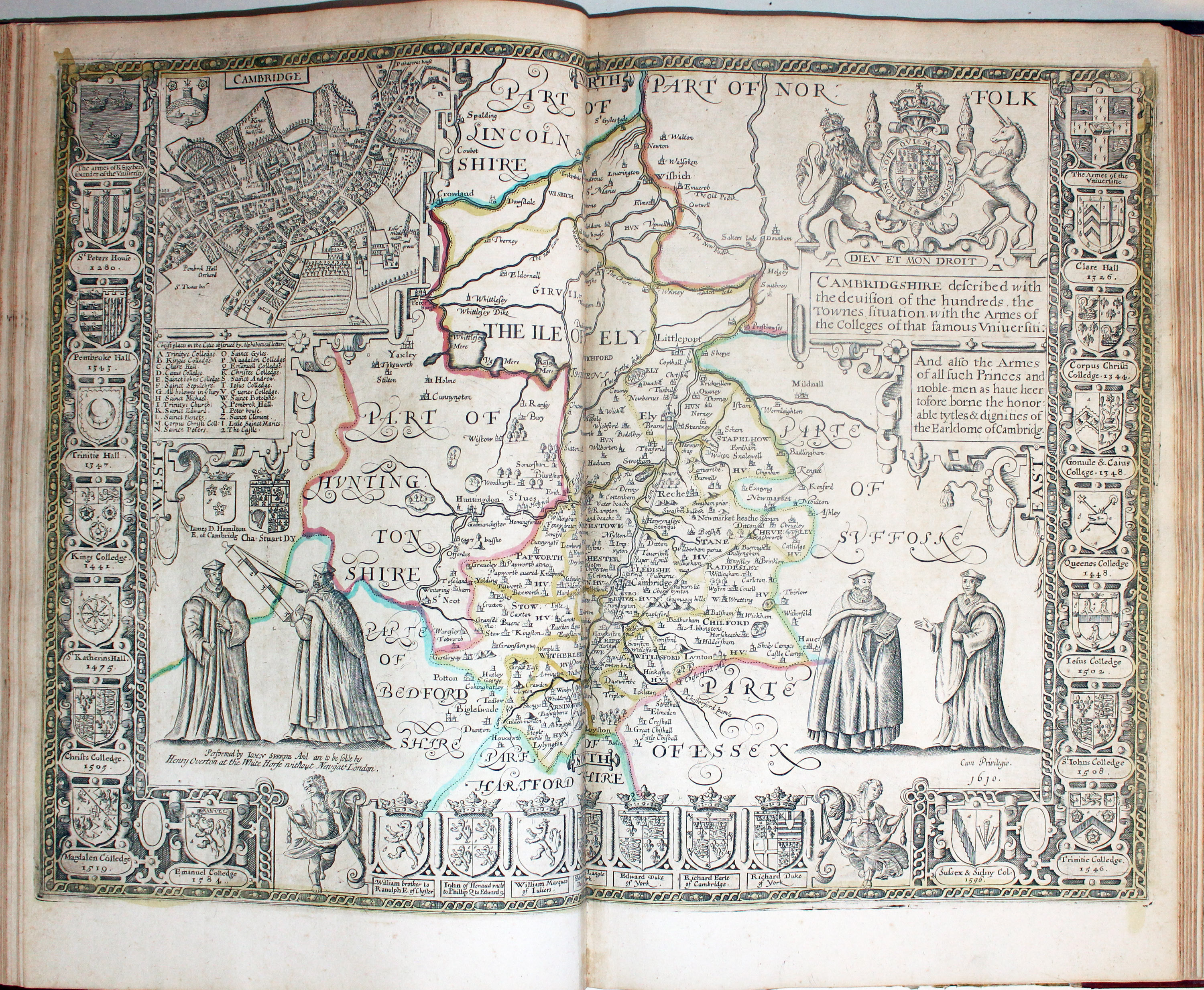 Map of Warwickshire by John Speed published by Henry Overton 1743  Map of Warwickshire by John Speed published by Henry Overton 1743