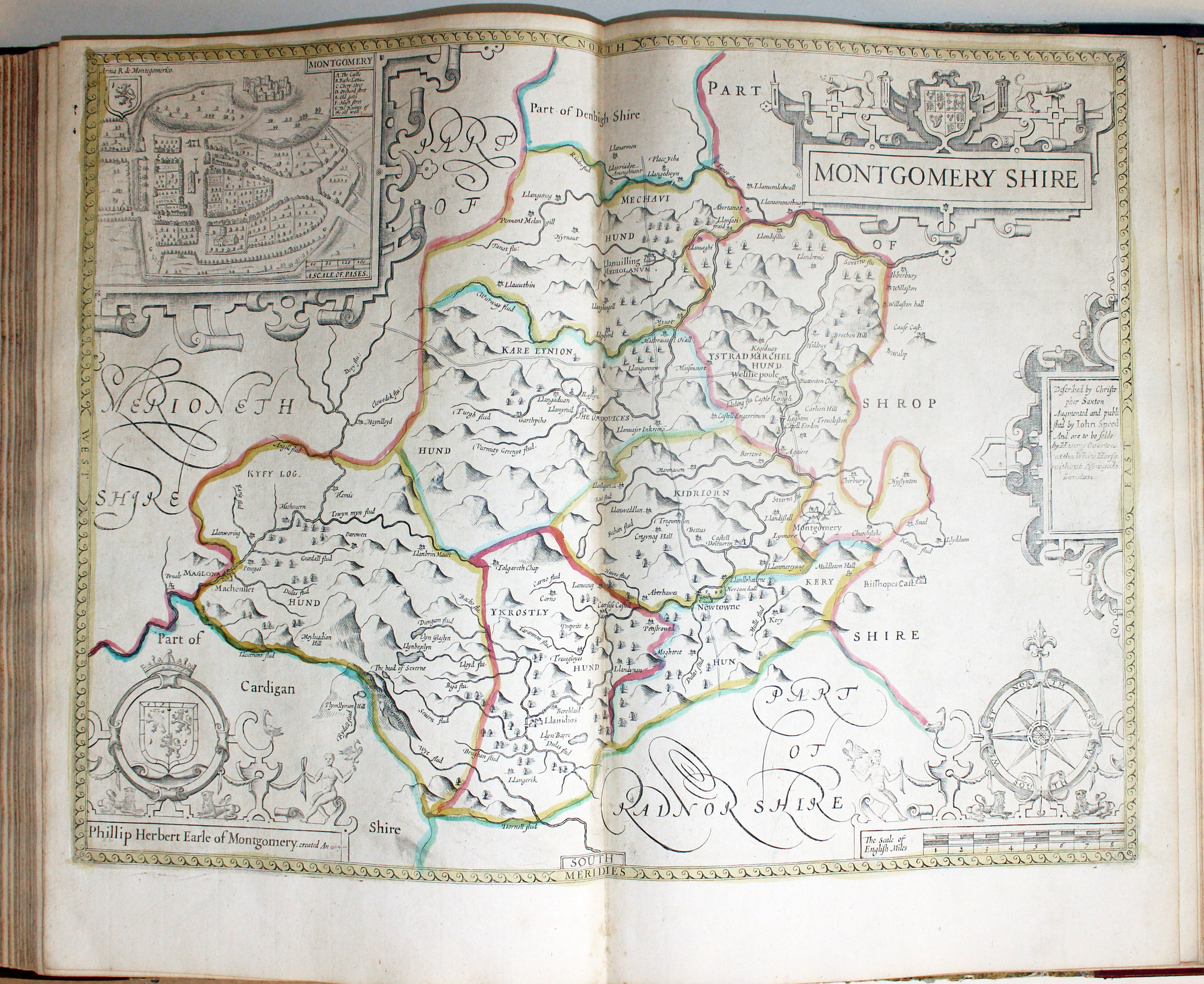 Map of Caernarvonshire by John Speed published by Henry Overton 1743  Map of Caernarvonshire by John Speed published by Henry Overton 1743