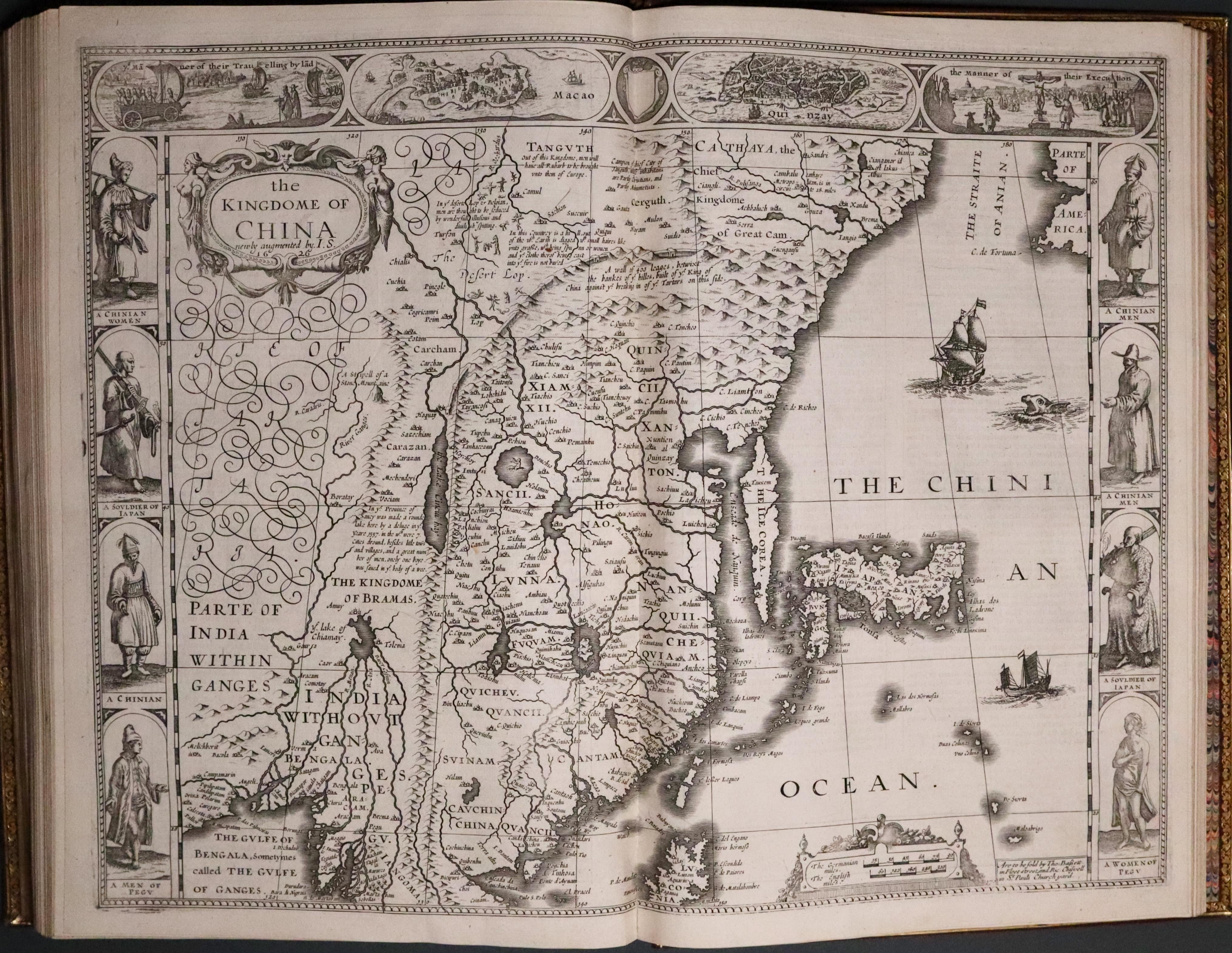 Map of China from John Speed's Prospect of the World 1676  Map of China from John Speed's Prospect of the World 1676