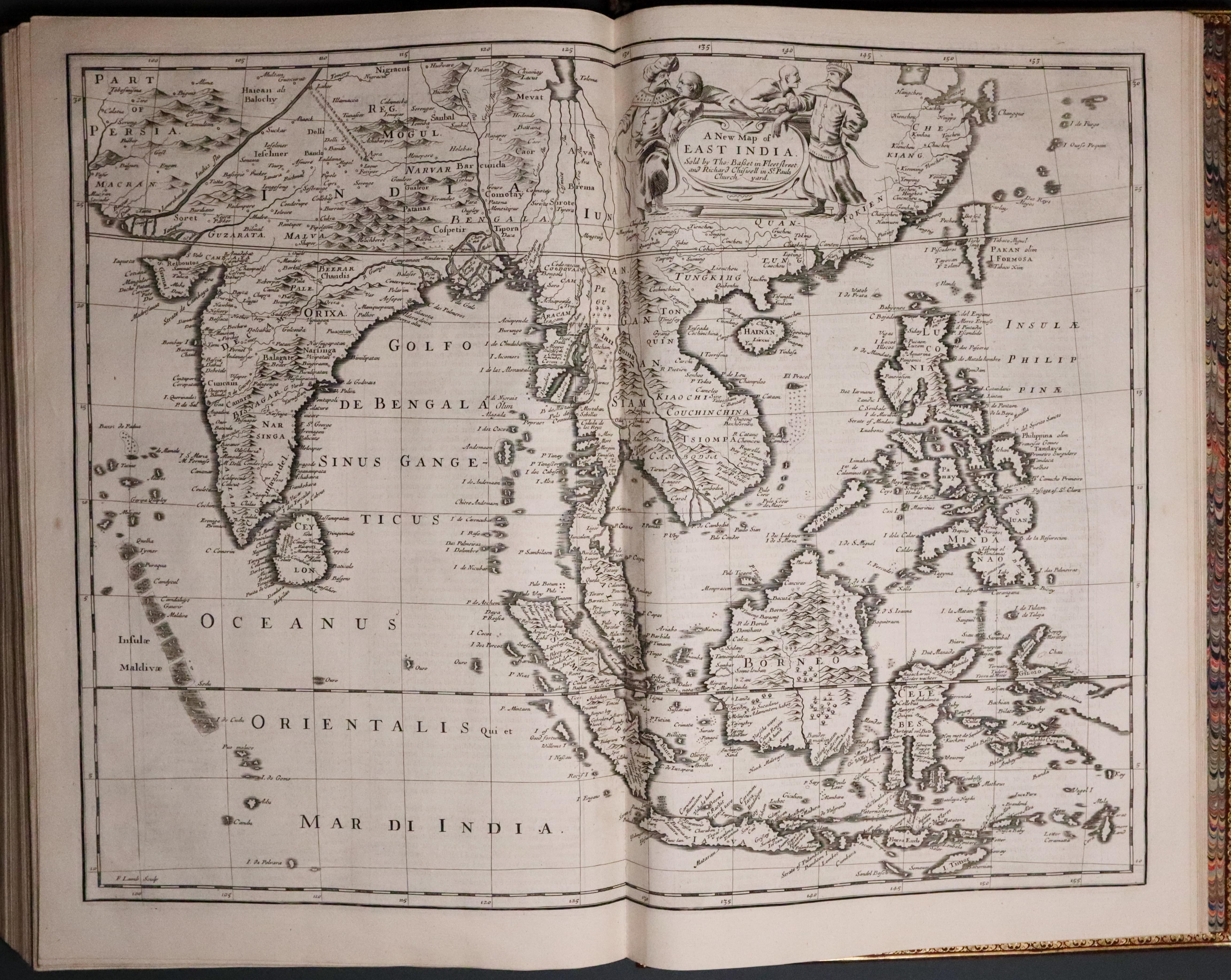 Map of the East Indies from John Speed's Prospect of the World 1676  Map of the East Indies from John Speed's Prospect of the World 1676