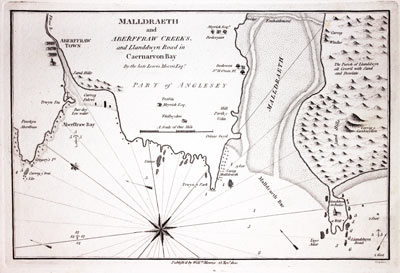 Chart of Malltraeth, Anglesey published by William Morris 1801
