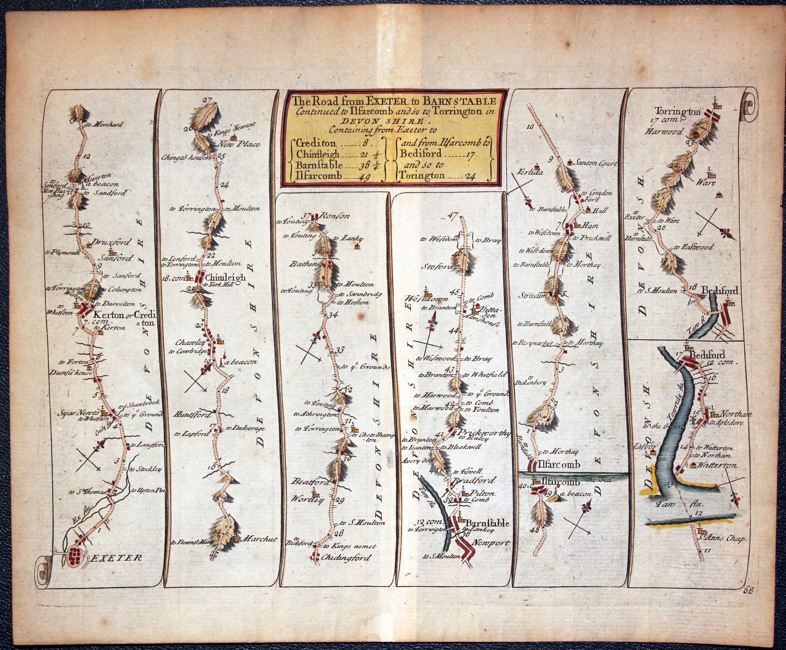 Antique Road Maps By Thomas Kitchin