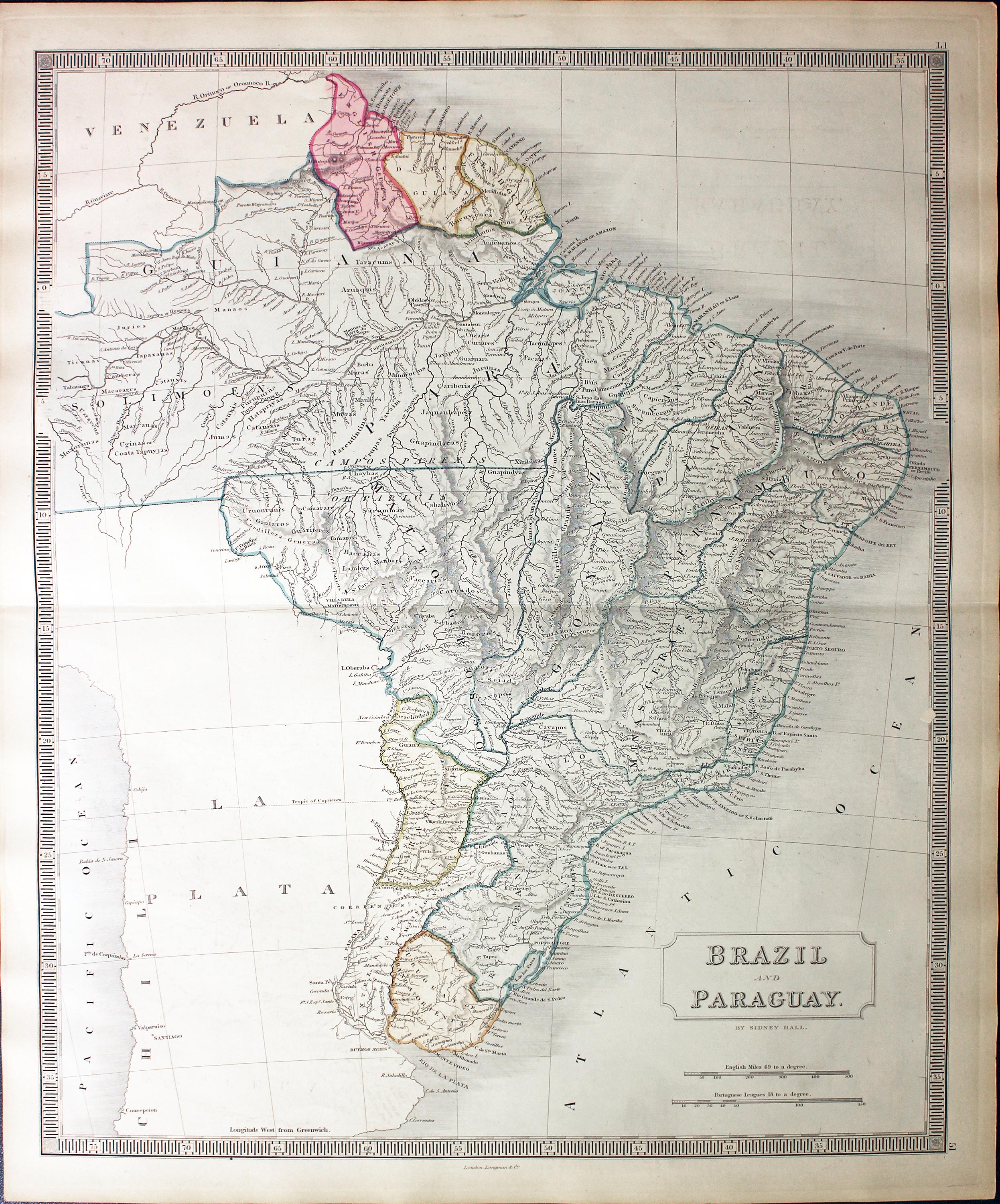 Antique Maps of South America: Whole & Countries