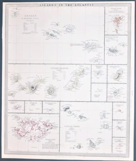 Islands 9n the Atlantic Ocean, SDUK c.1846