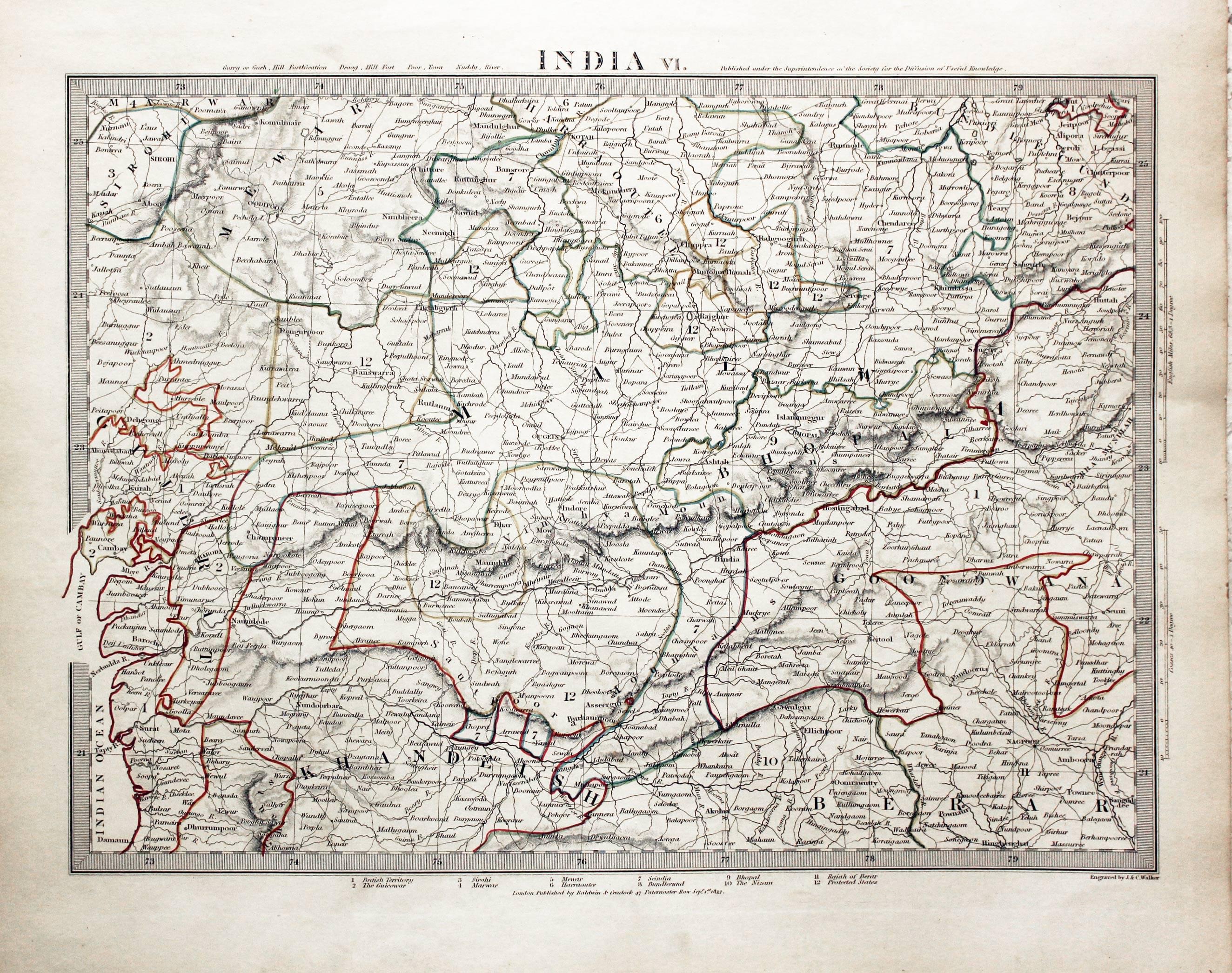 Antique Maps of India