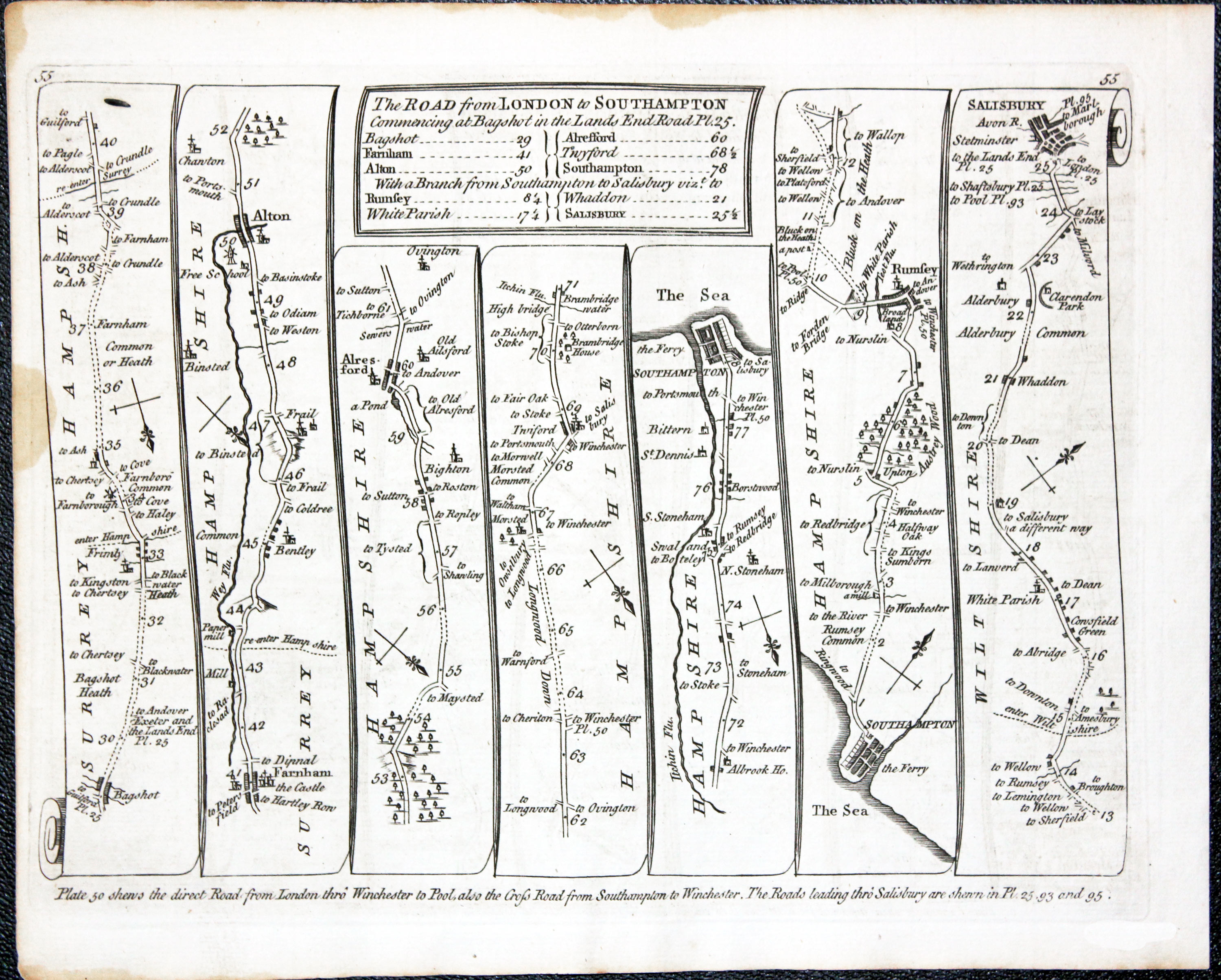 Antique Road Maps By Thomas Kitchin - Richard Nicholson