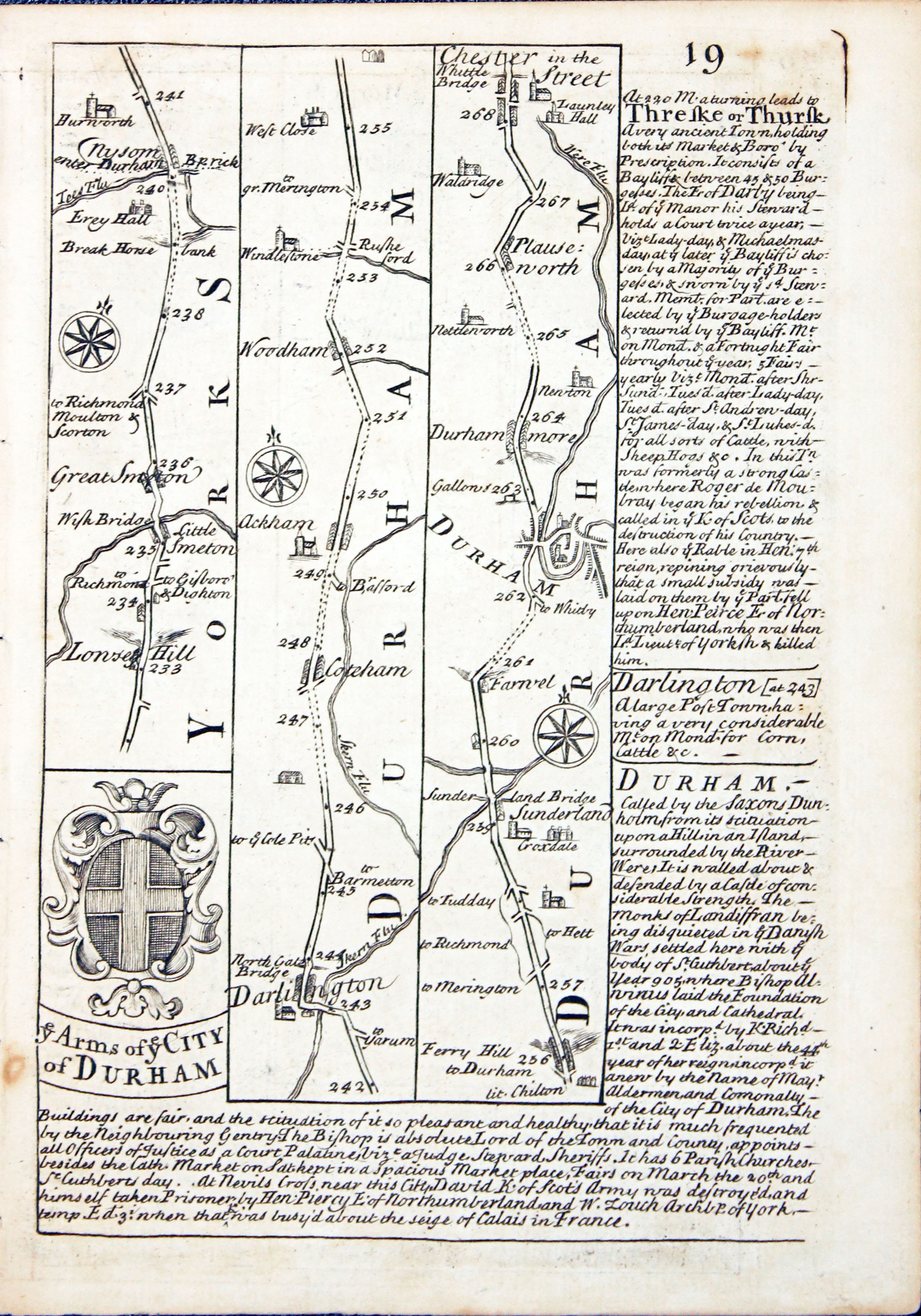 18th century Road Maps of England - Richard Nicholson