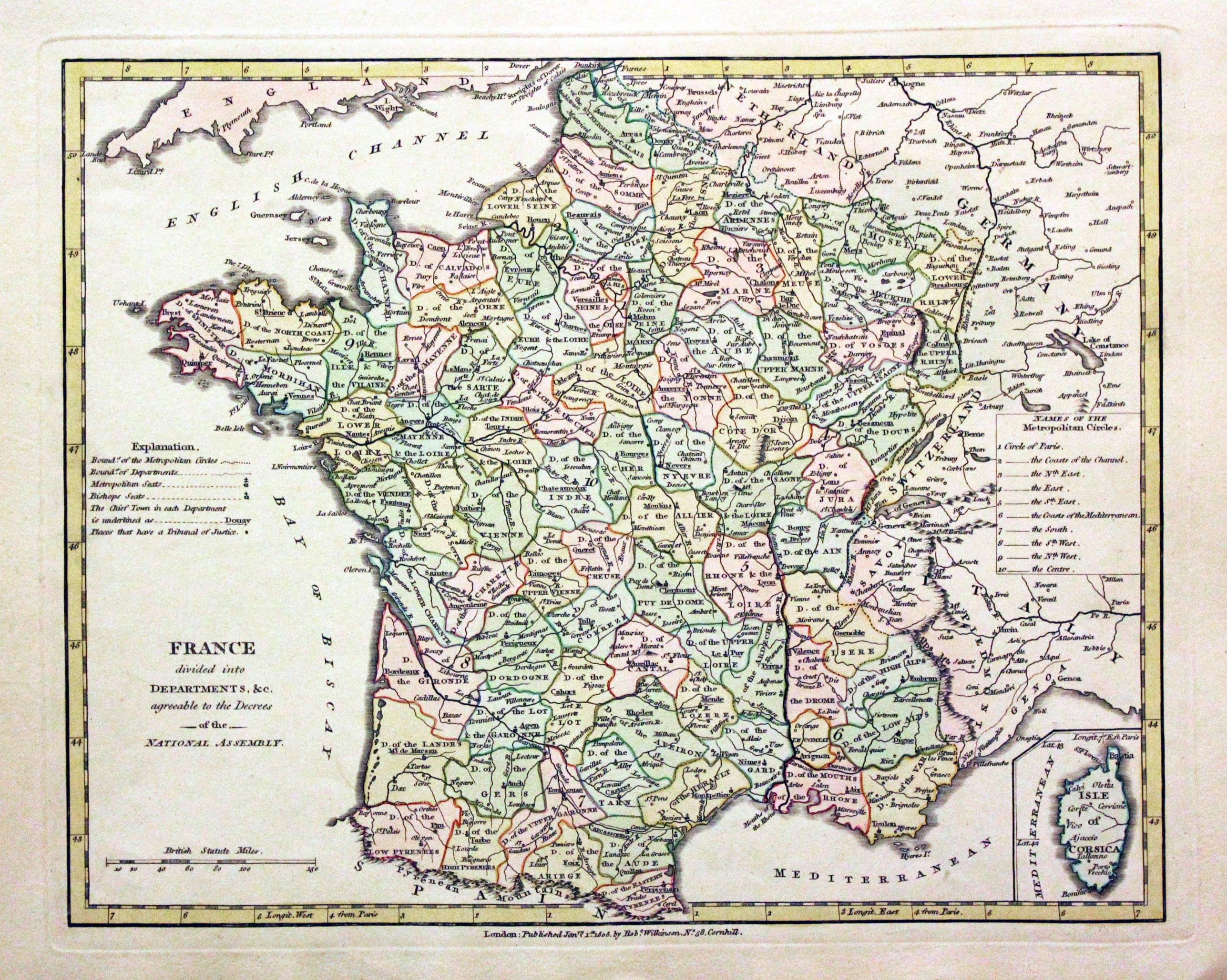 Map Of Old Regions Of France Old Administrative Map Of France ...