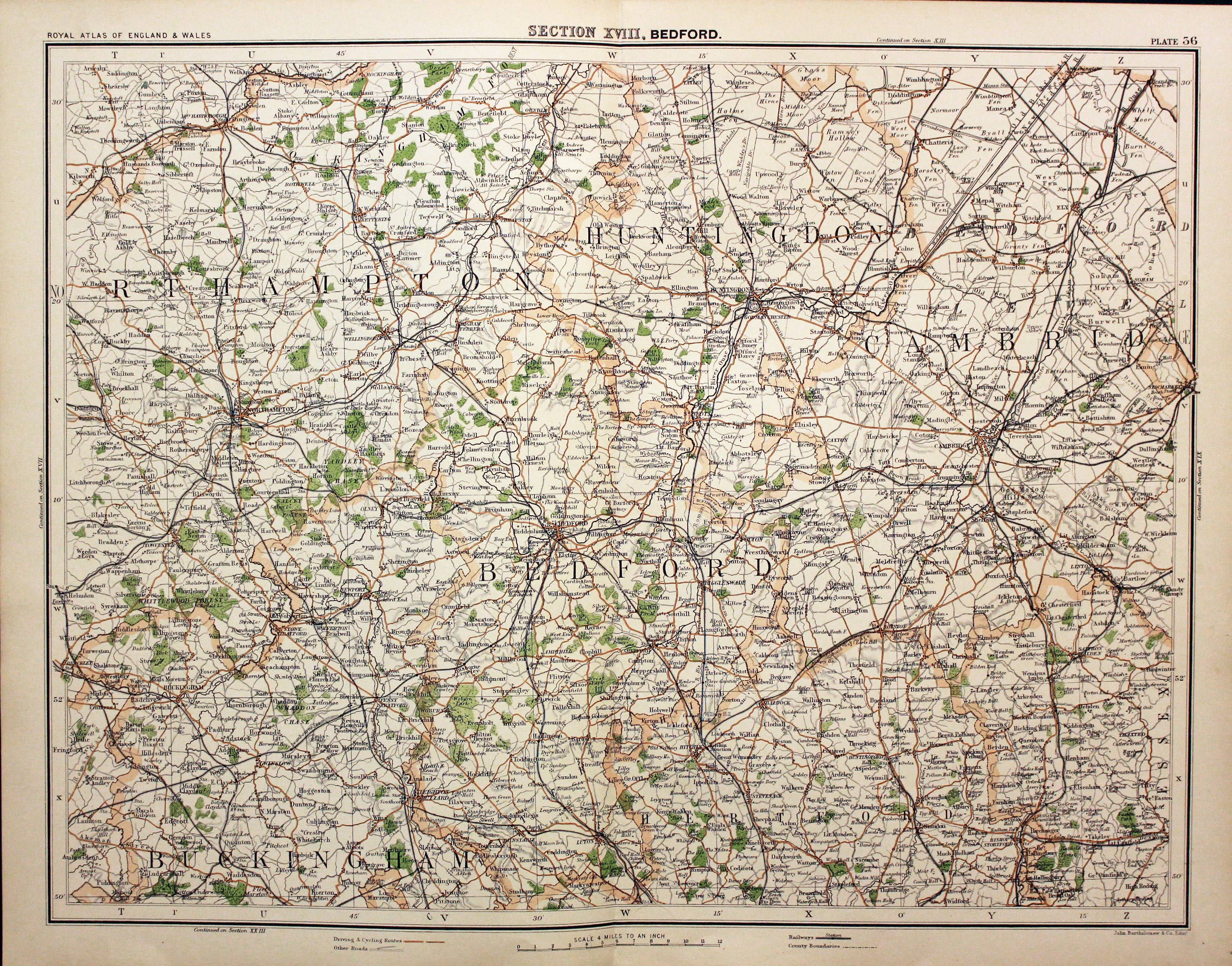 Antique Maps of Cambridgeshire - Richard Nicholson