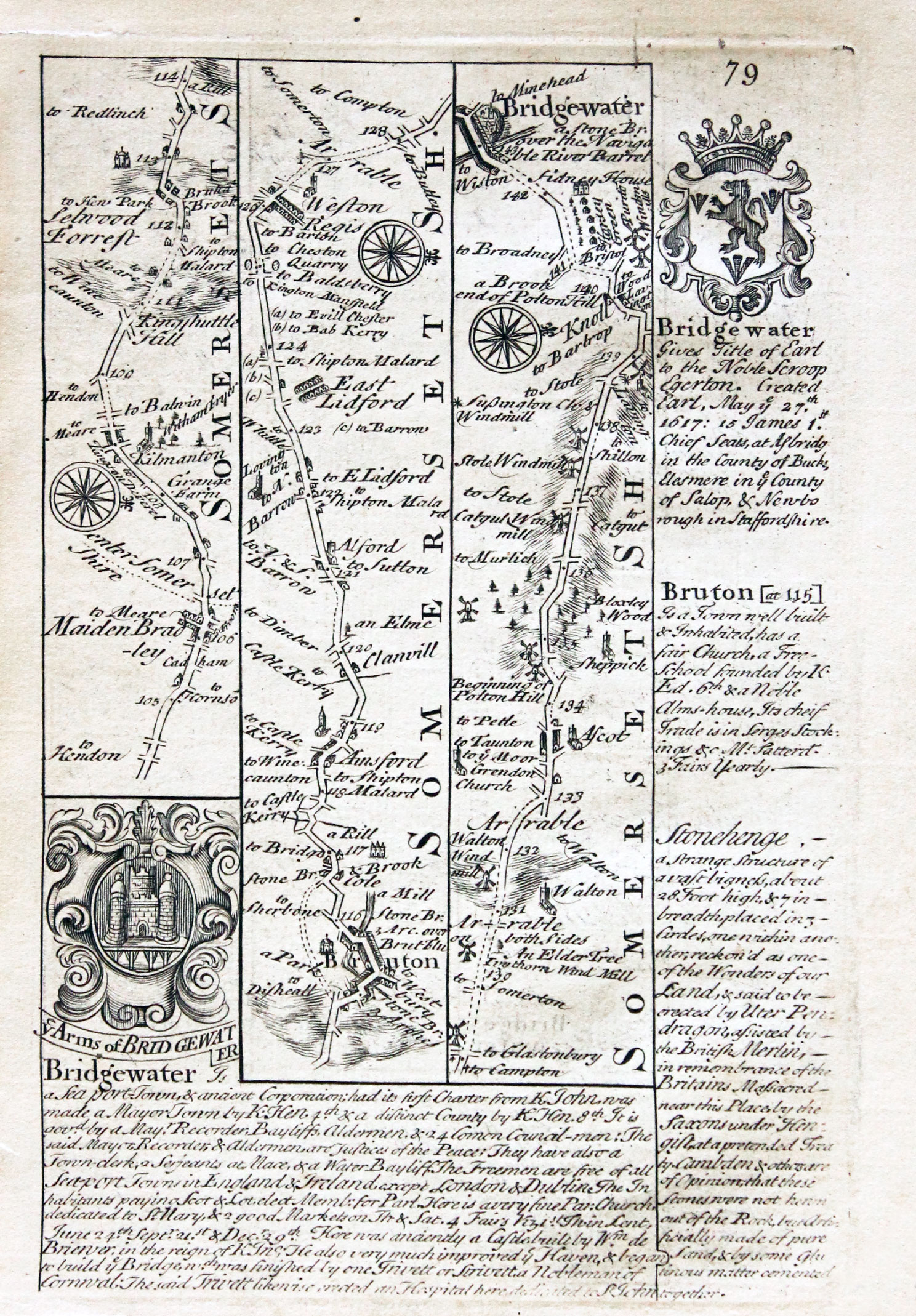 Antique Road Maps of England and Wales 1720 - Richard Nicholson