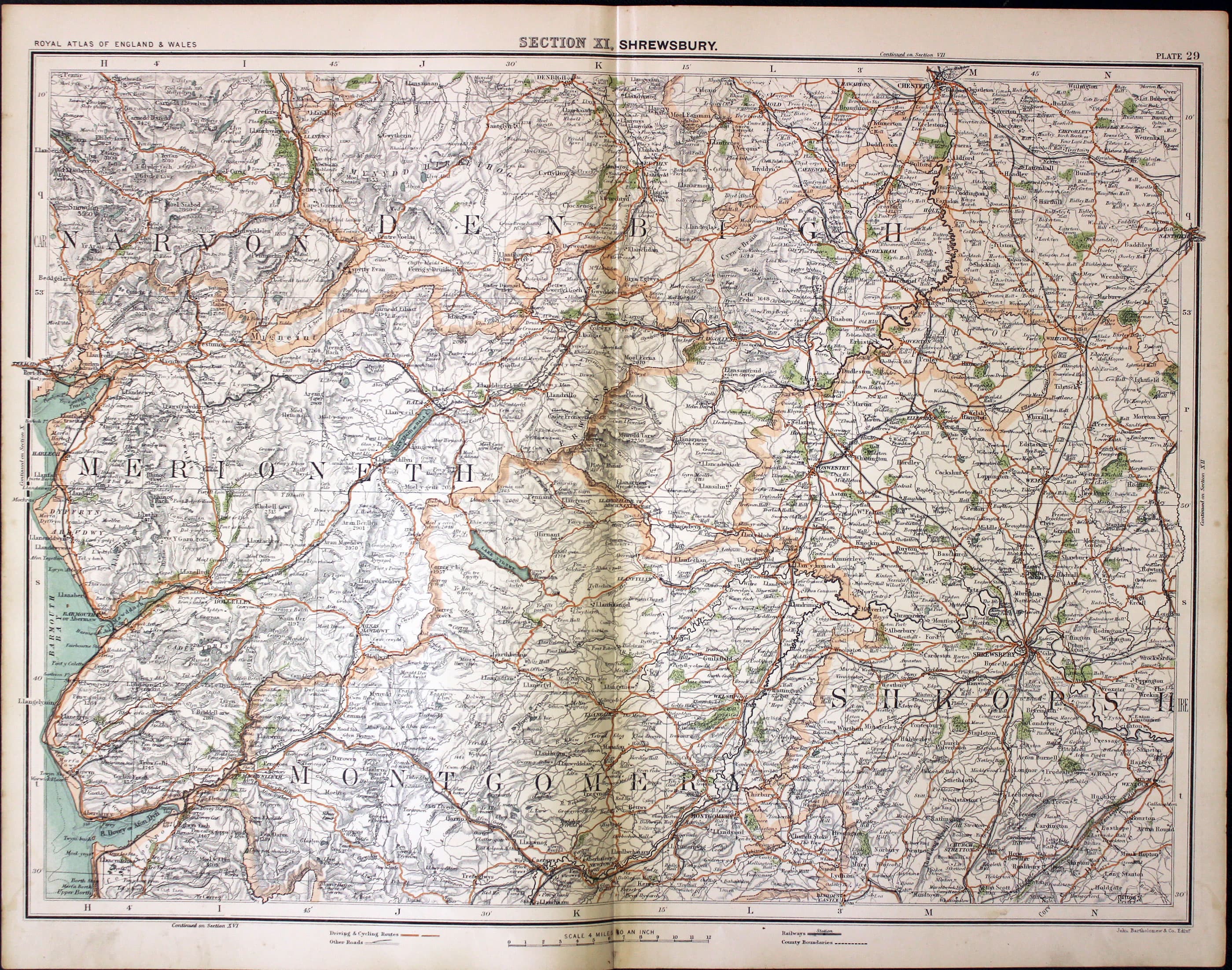 Antique Maps of Shropshire, England - Richard Nicholson