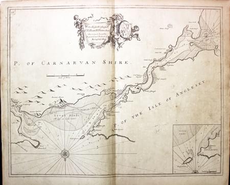 Menai Straits, Captain Greenville Collins, c.1760