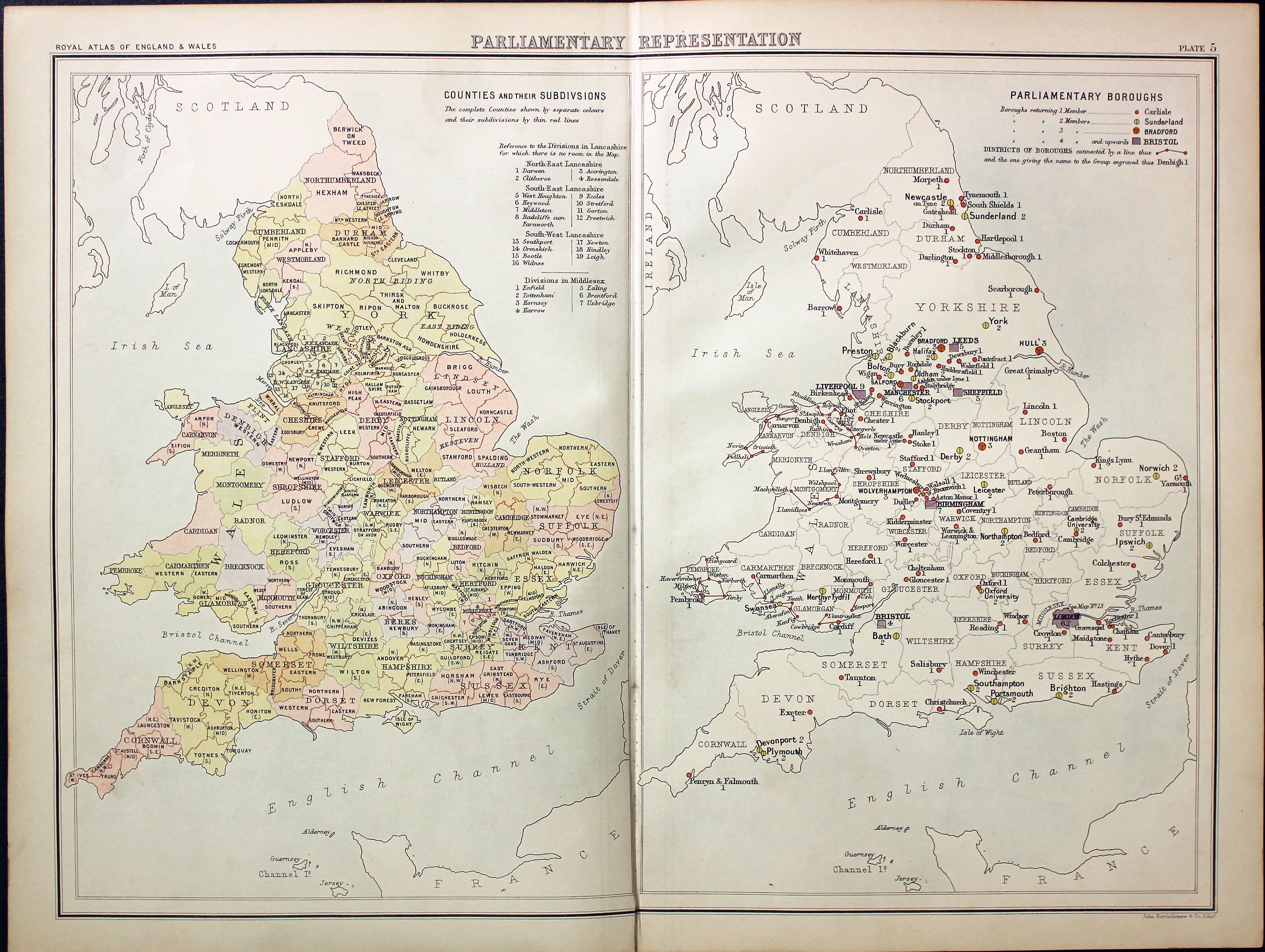 Antique Maps of the British Isles - Richard Nicholson