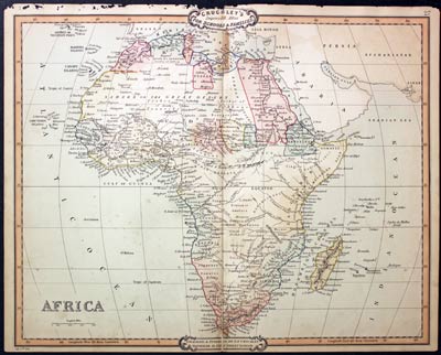 Antique Maps of Africa - Richard Nicholson of Chester