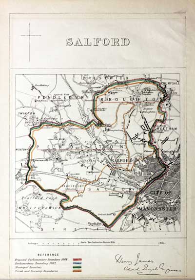 Salford Plan, Sir Henry James 1868