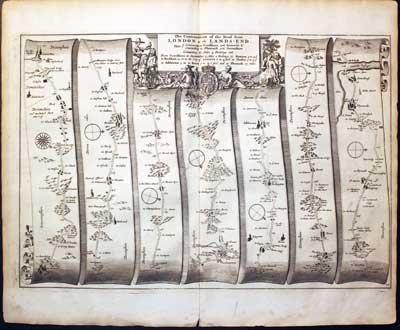 Plate 27 John Ogilby Road Map 1675