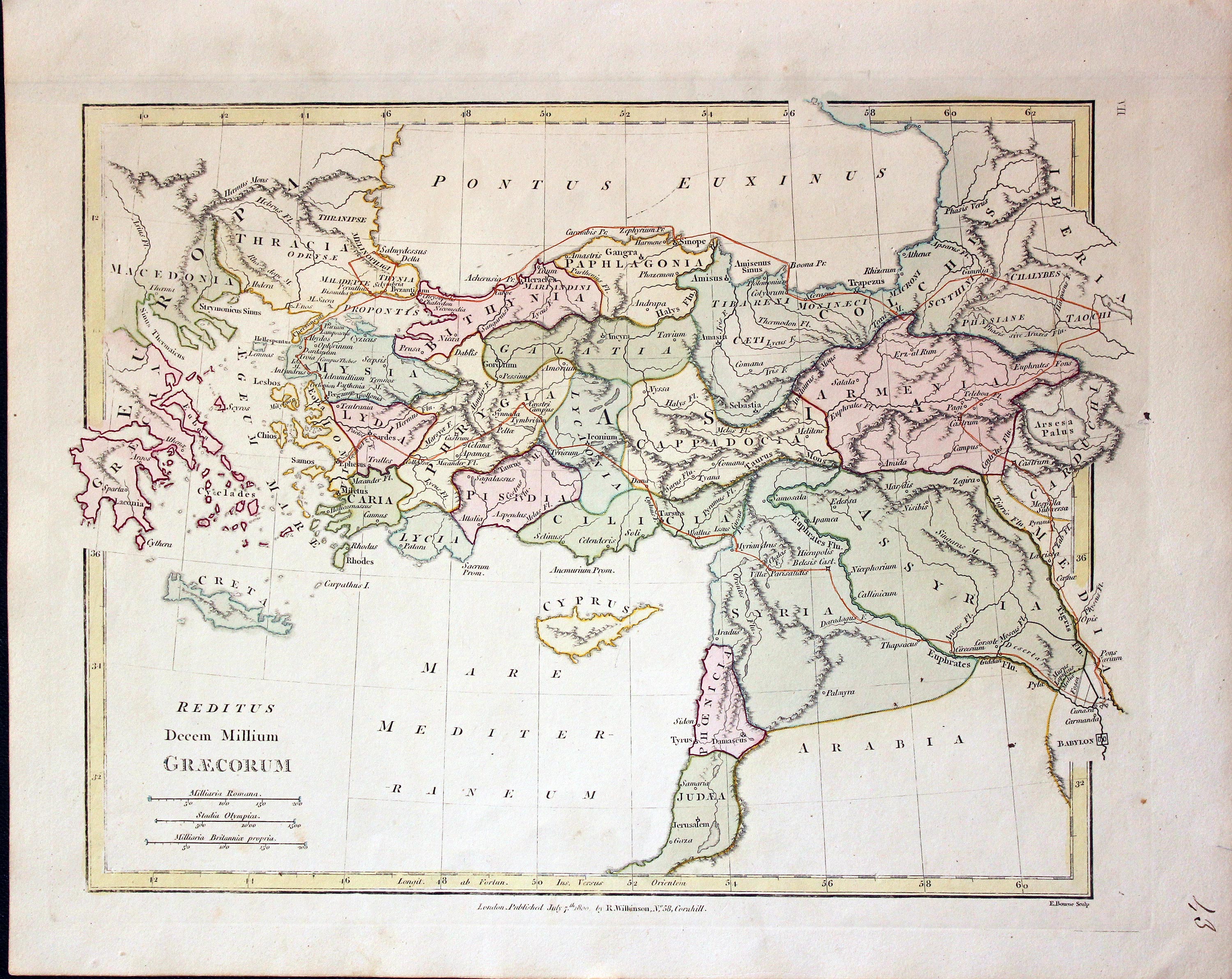 Antique Maps of Turkey