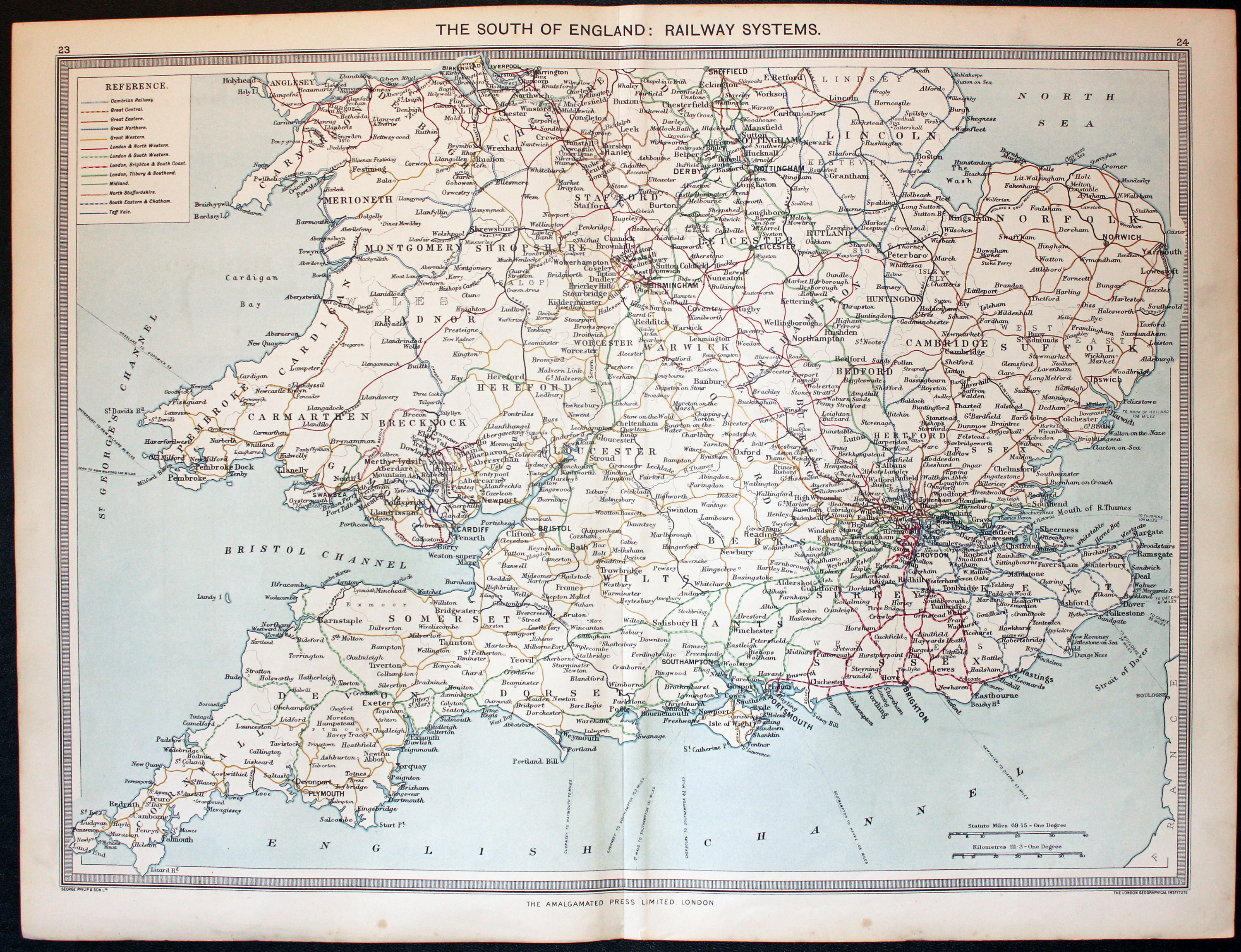 Antique Maps of the British Isles - Richard Nicholson