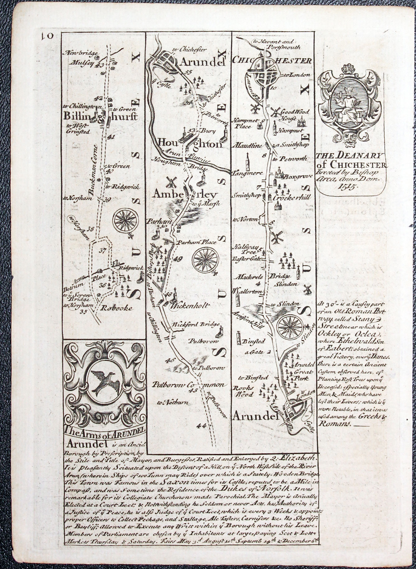 18th century Road Maps of England - Richard Nicholson