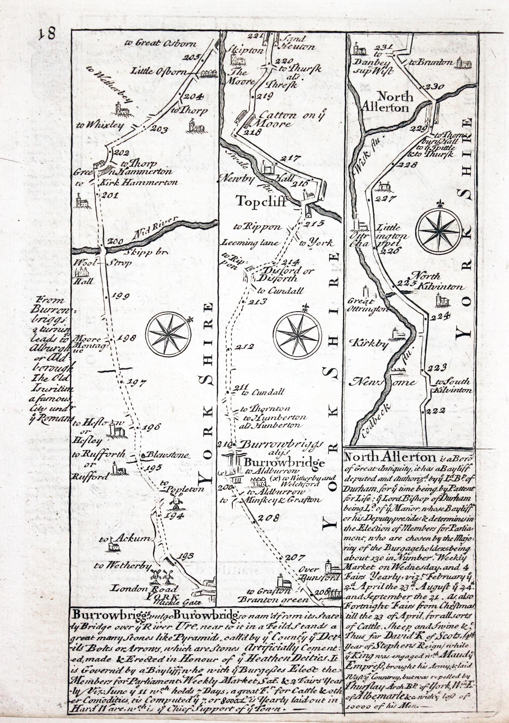 Maps by John Owen and Emanuel Bowen