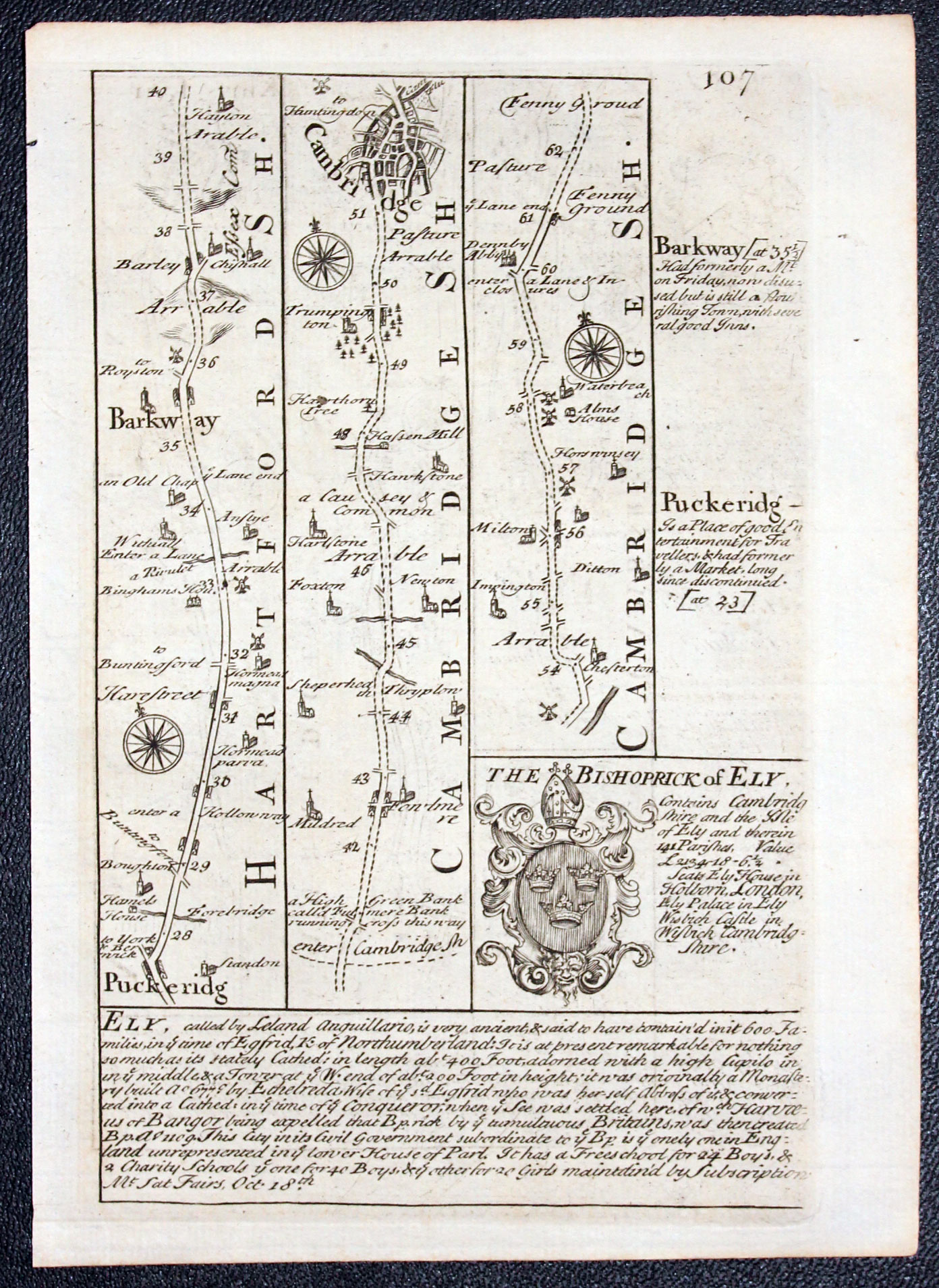 18th century Road Maps of England - Richard Nicholson