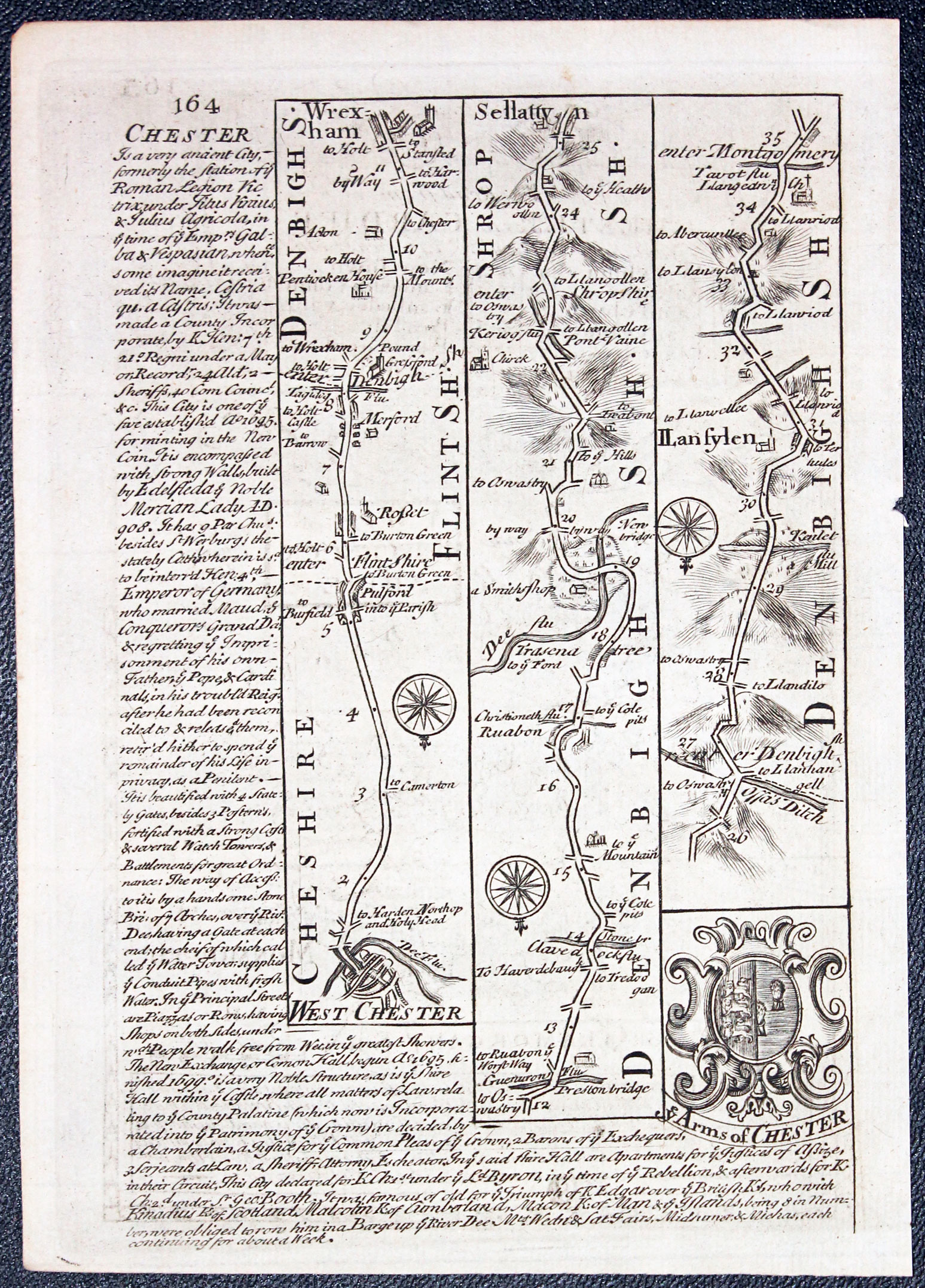 Antique Maps of Breconshire - Richard Nicholson