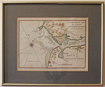 Chart of Caernarvon Bay, North Wales by William Morris 1801