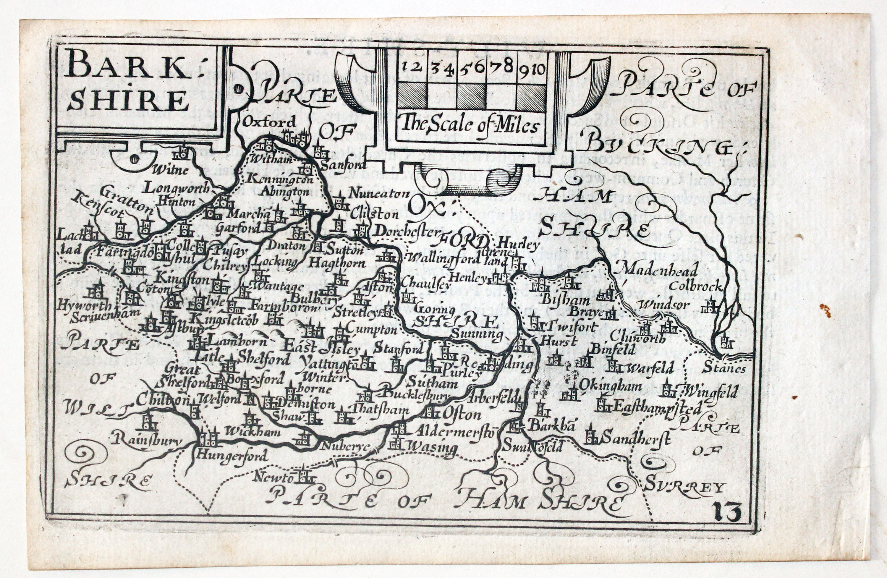 Antique Maps of Berkshire, England