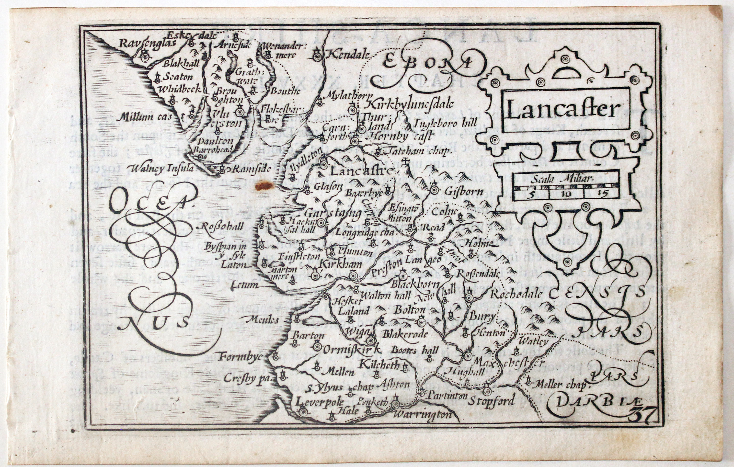 Antique Maps Of Lancashire - Richard Nicholson