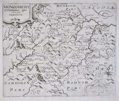 Merionethshire Saxton / William Kip 1610