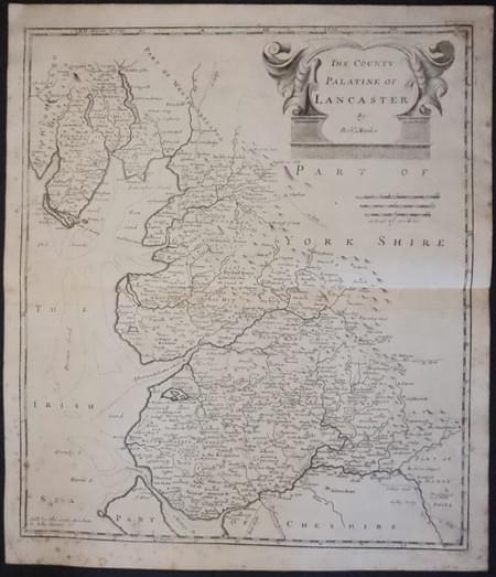 Antique Maps Of Lancashire - Richard Nicholson