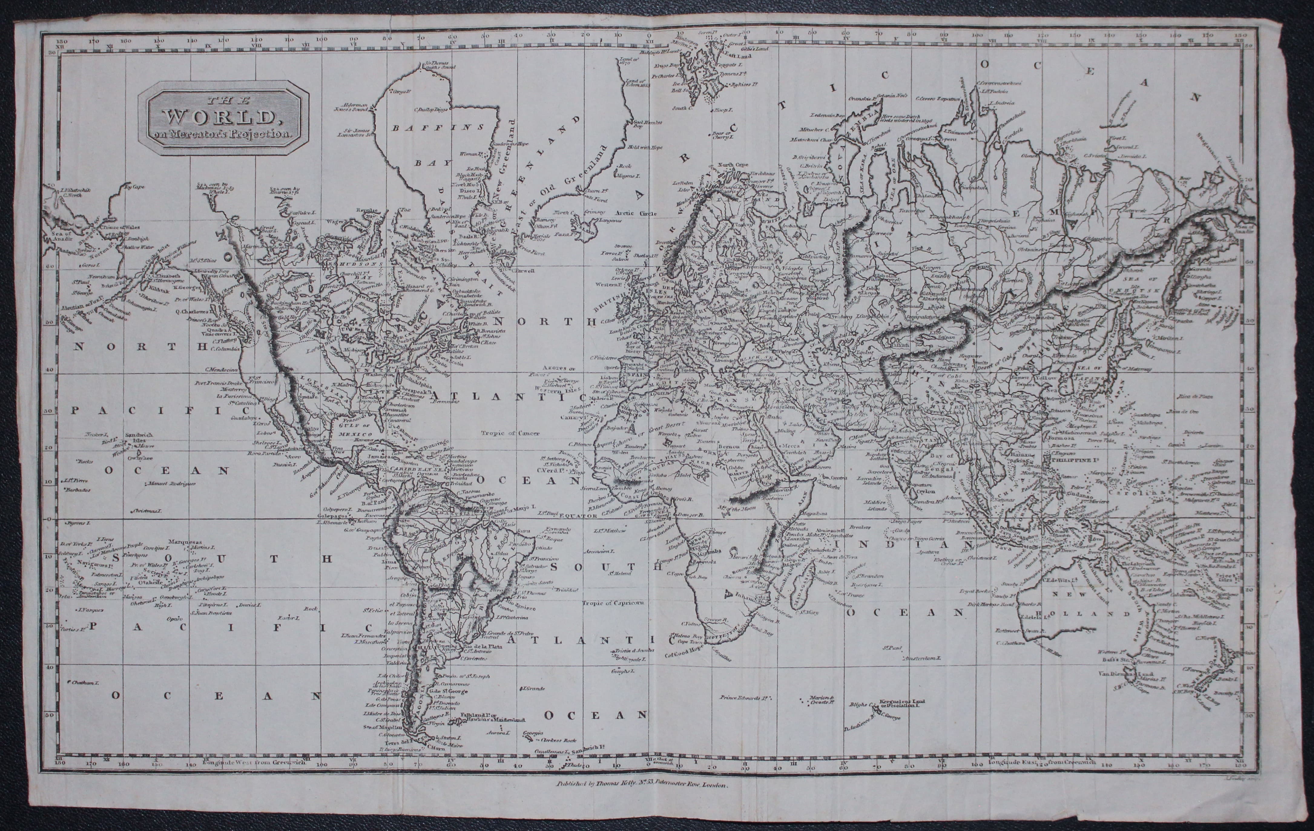 Antique Maps of the World from the 17th to 19th Centuries