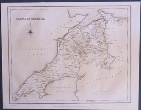 Caernarvonshire by Samuel Lewis c.1845