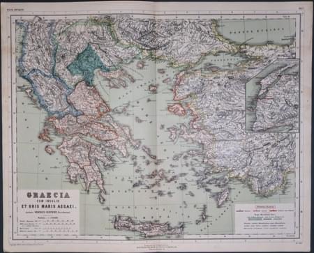 Greece & Aegean in Ancient Times, Dr. Henry Kiepert