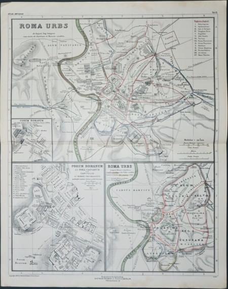 nient Rome by Dr. Henry Kiepert c.1902