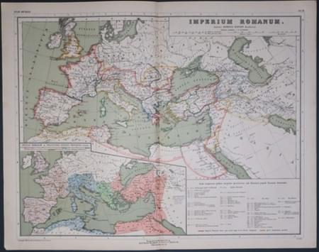 Roman Empire by Dr. Henry Kiepert c.1902