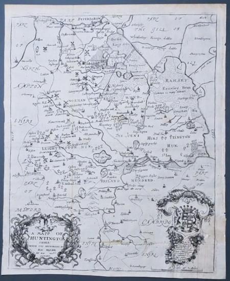 Huntingdonshire, Richard Blome 1673