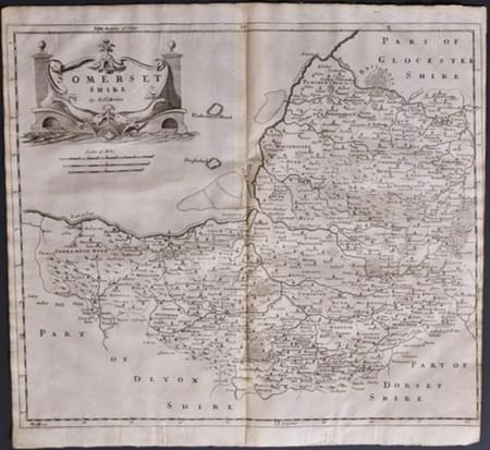 Somersetshire, Robert Morden 1695