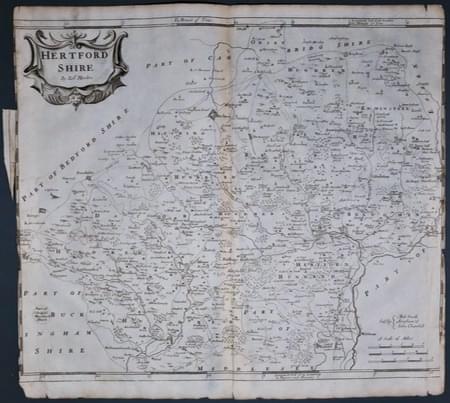 Hertfordshire, Robert Morden 1695