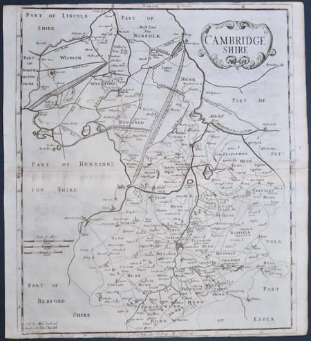 Cambridgeshire, Robert Morden 1695