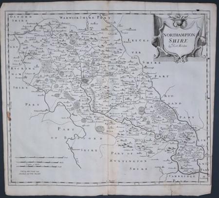 Northamptonshire, Robert Morden 1695