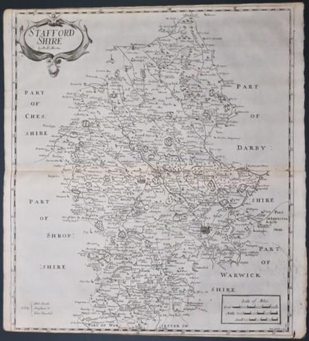 Staffordshire, Robert Morden 1695