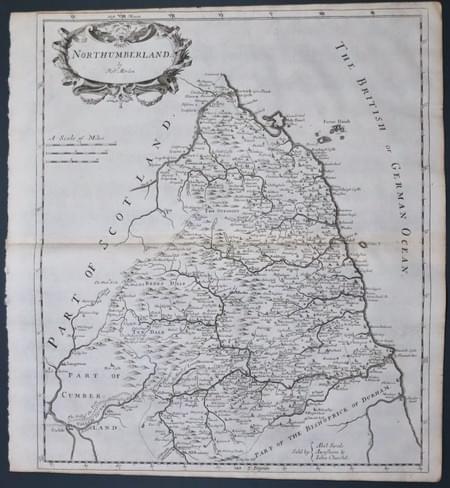 Northumberland, Robert Morden 1695